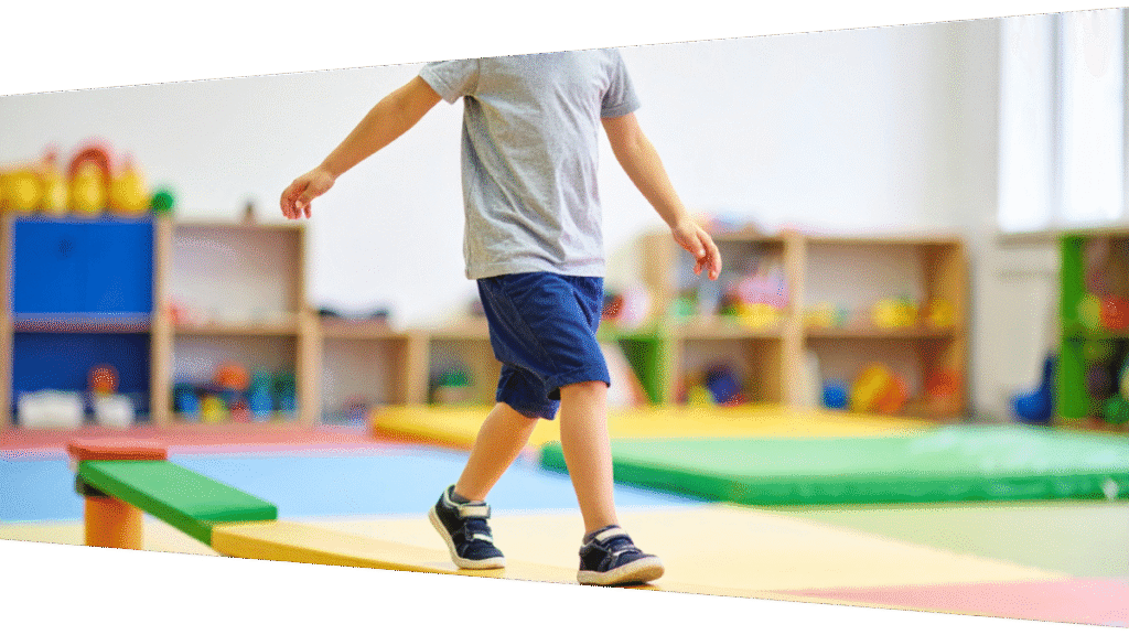 NDIS mobile physiotherapy practicing balance and coordination with patient